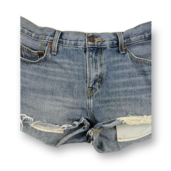 Levi’s Cutoff Jean Shorts Size 28 - Picture 2 of 6